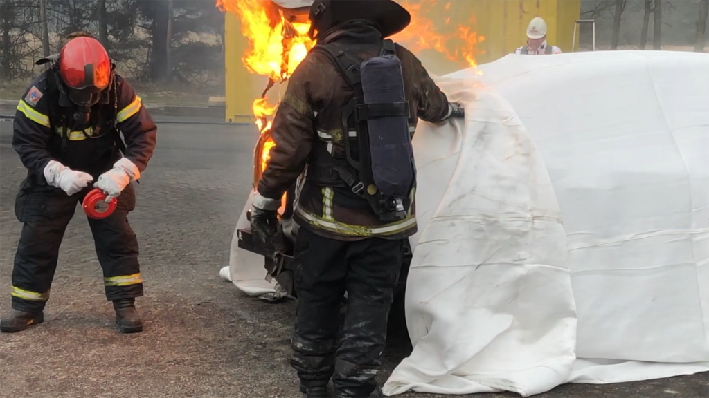 Containing electric car fires How Fire Isolator works