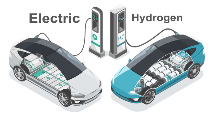 Electric vehicles vs hydrogen fuel cell vehicles