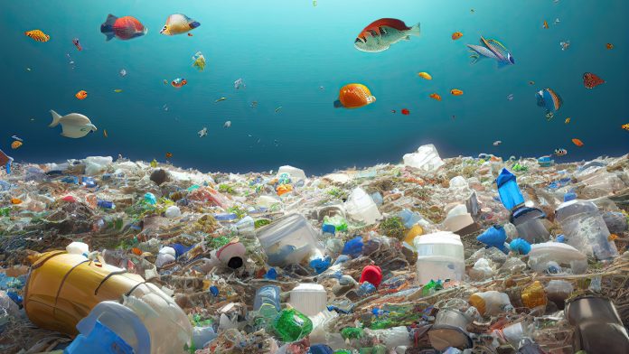 plastic pollution on ocean floor