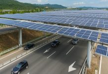 Solar panel roofs on highways could slash global carbon emissions solar panel roofs over highways