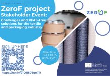 ZeroF Project hosts webinar on PFAS-free solutions for textiles and packaging PFAS