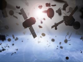 space debris, satellite communications