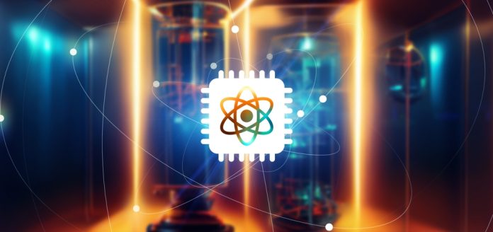 Quantum,Computer,Concept.,Wide,Angle,Visual,For,Banners,Or,Advertisements. quantum technologies