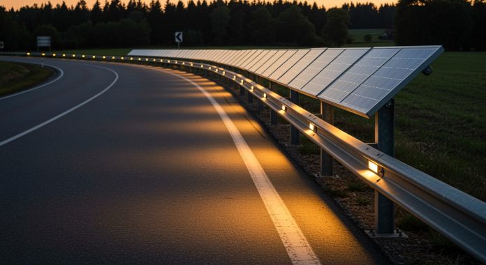 photovoltaic guardrail