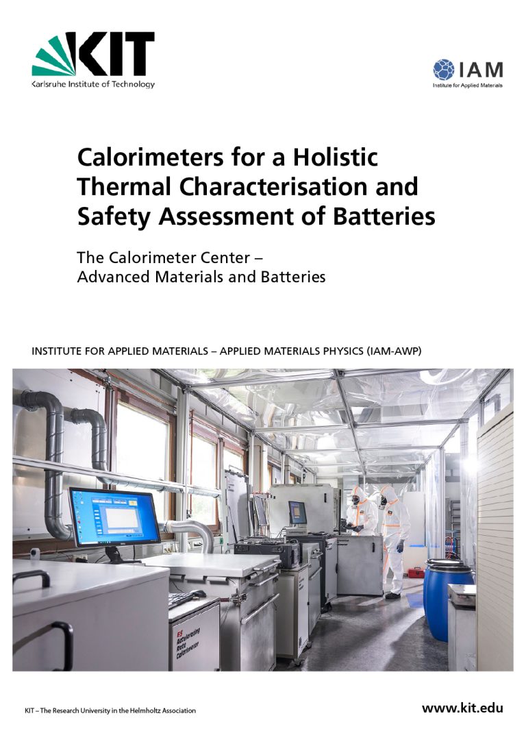 Calorimeters for a Holistic Thermal Characterisation and Safety Assessment of Batteries