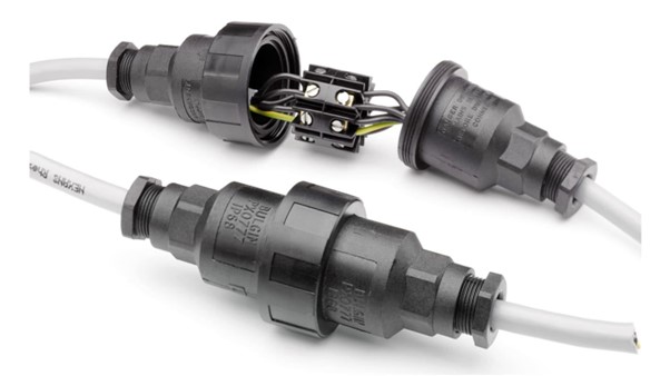 mains inline connector