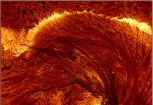 NSF Inouye Solar Telescope delivers record-breaking images of solar flare A high-resolution image of the flare from the Inouye Solar Telescope, taken on August 8, 2024, at 20:12 UT. The image is about 4 Earth-diameters on each side. Credit: NSF/NSO/AURA