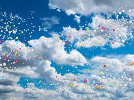 microplastic particles