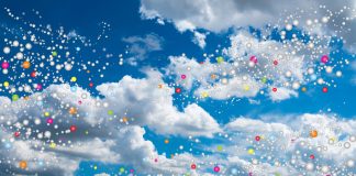 microplastic particles