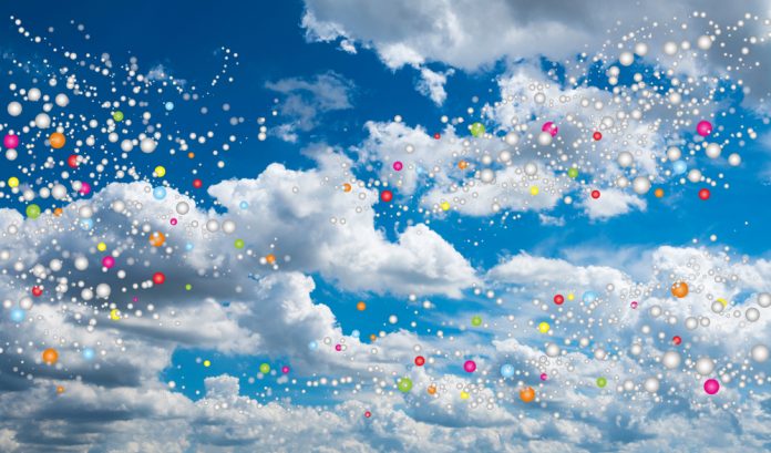 microplastic particles