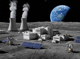 nuclear reactor on the Moon