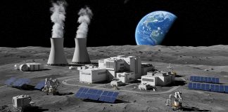 nuclear reactor on the Moon