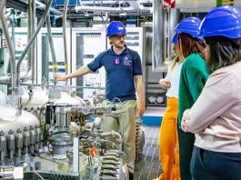 Tritium Fuel Cycle facility at UKAEA’s Culham Campus during PhD Showcase – Image credit: United Kingdom Atomic Energy Authority