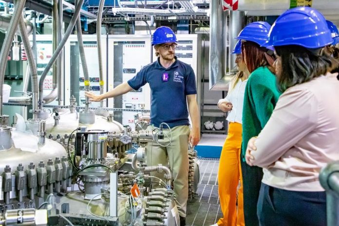 Tritium Fuel Cycle facility at UKAEA’s Culham Campus during PhD Showcase – Image credit: United Kingdom Atomic Energy Authority