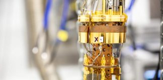 A time crystal formed on top of a superfluid in ultracold conditions