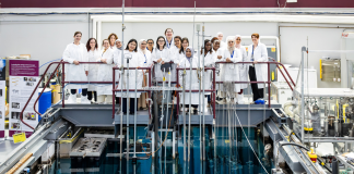 The participants of the 2025 Lise Meitner Programme were given a tour of the McMaster Nuclear Reactor during their week of experiential learning at the university