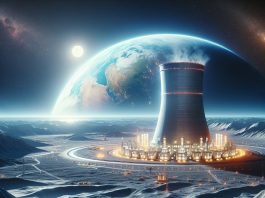 nuclear reactor on the Moon